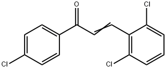 1-(4-CHLOROPHENYL)-3-(2,6-DICHLOROPHENYL)PROP-2-EN-1-ONE Struktur