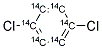 1,4-DICHLOROBENZENE-UL-14C Struktur