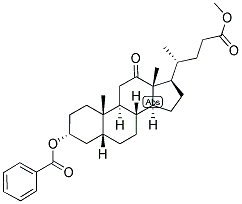 12-KETOLITHOCHOLIC ACID BENZOATE, METHYL ESTER Struktur