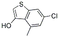 6-CHLORO-4-METHYL-BENZO[B]THIOPHEN-3-OL Struktur