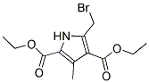 5-BROMOMETHYL-3-METHYL-1H-PYRROLE-2,4-DICARBOXYLIC ACID DIETHYL ESTER Struktur