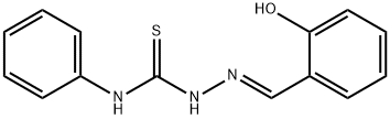 2-[(E)-(2-HYDROXYPHENYL)METHYLIDENE]-N-PHENYL-1-HYDRAZINECARBOTHIOAMIDE Struktur