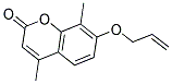 7-ALLYLOXY-4,8-DIMETHYL-CHROMEN-2-ONE Struktur