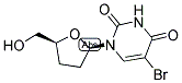 5-BROMO-2',3'-DIDEOXYURIDINE Struktur