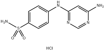 N4-(6-AMINOPYRIMIDIN-4-YL)-SULFANILAMIDE HCL Struktur