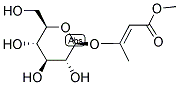 TRANS-BETA-D-GLUCOPYRANOSYL METHYLACETOACETATE Struktur