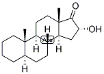 16-ALPHA-HYDROXY-5-ALPHA-ANDROSTAN-17-ONE Struktur