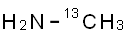 METHYLAMINE-13C Struktur