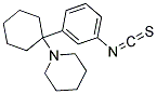 1-(1-(3-ISOTHIOCYANATO)PHENYL)CYCLOHEXYLPIPERIDINE Struktur