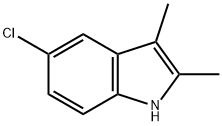 5-CHLORO-2,3-DIMETHYL-1H-INDOLE Struktur