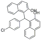 1-[(4-CHLOROPHENYL)(2-HYDROXY-1-NAPHTHYL)METHYL]-2-NAPHTHOL Struktur