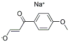 SODIUM (1E)-3-(4-METHOXYPHENYL)-3-OXOPROP-1-EN-1-OLATE Struktur