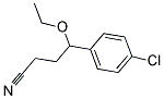 4-(4-CHLORO-PHENYL)-4-ETHOXY-BUTYRONITRILE Struktur