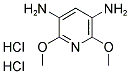 2,6-DIMETHOXY-3,5-PYRIDINEDIAMINE 2HCL Struktur