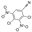 2,4-DICHLORO-3,5-DINITROBENZONITRILE Struktur