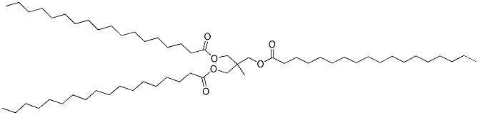 TRIMETHYLOLETHANE STEARATE Struktur