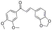 3-(1,3-BENZODIOXOL-5-YL)-1-(3,4-DIMETHOXYPHENYL)PROP-2-EN-1-ONE Struktur