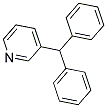 3-BENZHYDRYLPYRIDINE Struktur