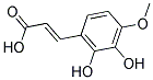 2,3-DIHYDROXY-4-METHOXYCINNAMIC ACID Struktur