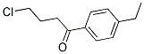 G-CHLORO-P-ETHYL-BUTYROPHENONE Struktur