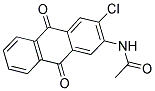 2-ACETAMINO-3-CHLOROANTHRAQUINONE Struktur