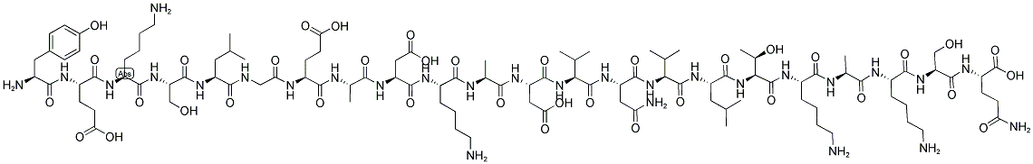 (TYR63)-PTH (63-84) (HUMAN) Struktur