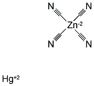 MERCURIC ZINC CYANIDE Struktur