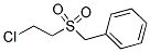 1-([(2-CHLOROETHYL)SULFONYL]METHYL)BENZENE Struktur