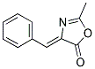 4-BENZYLIDENE-2-METHYL-2-OXAZOLIN-5-ONE Struktur