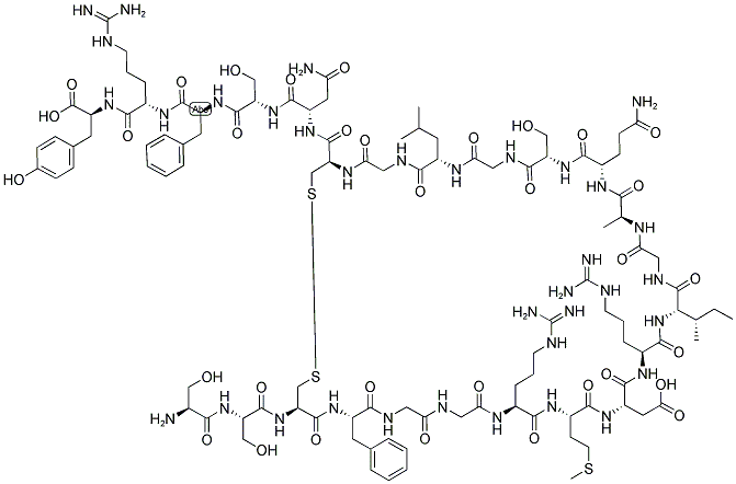 A-TYPE (ATRIAL) NATRIURETIC PEPTIDE (HUMAN, 5-28) Struktur