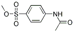 ACETAMIDOBENZENE-P-METHANESULFONATE Struktur