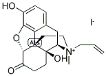 (5ALPHA,17R)-4,5-EPOXY-3,14-DIHYDROXY-17-METHYL-6-OXO-17-(2-PROPENYL)-MORPHINANIUM IODIDE Struktur