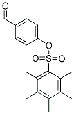 4-FORMYLPHENYL 2,3,4,5,6-PENTAMETHYLBENZENESULFONATE Struktur