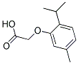 (2-ISOPROPYL-5-METHYL-PHENOXY)-ACETIC ACID Struktur