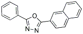 2-(2-NAPHTHYL)-5-PHENYL-1,3,4-OXADIAZOLE Struktur