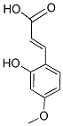 3-(2-HYDROXY-4-METHOXY-PHENYL)-ACRYLIC ACID Struktur