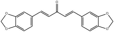 1,5-BIS-(1,3-BENZODIOXOL-5-YL)-3-PENTADIENONE Struktur