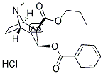 COCAINE PROPYL ESTER HYDROCHLORIDE Struktur