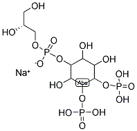 1,2-DIACYL-SN-GLYCERO-3-PHOSPHO-[1-D-MYO-INOSITOL 4,5-BISPHOSPHATE] SODIUM SALT Struktur