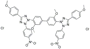 P-ANISYL-P-NITRO BLUE TETRAZOLIUM CHLORIDE Struktur