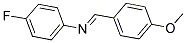 4-FLUORO-N-(4-METHOXYBENZYLIDENE)ANILINE Struktur