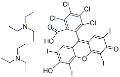 ROSE BENGAL BIS(TRIETHYLAMMONIUM) SALT Struktur