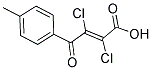 2,3-DICHLORO-4-(4-METHYLPHENYL)-4-OXOBUT-2-ENOIC ACID Struktur