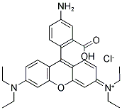 RHODAMINE B AMINE Struktur