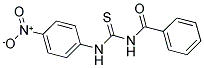 N-BENZOYL-N'-(4-NITROPHENYL)THIOUREA Struktur