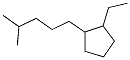 1-ETHYL-2-(4-METHYLPENTYL)CYCLOPENTANE Struktur