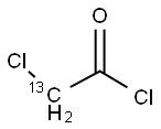 CHLOROACETYL CHLORIDE-2-13C Struktur