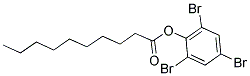 N-DECANOIC ACID 2,4,6-TRIBROMOPHENYL ESTER Struktur