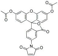 5-MALEIMIDO-FLUORESCEIN DIACETATE Struktur