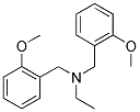 N-ETHYLBIS-O-METHOXYBENZYLAMINE Struktur